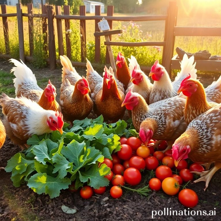 what vegetables are good for chickens